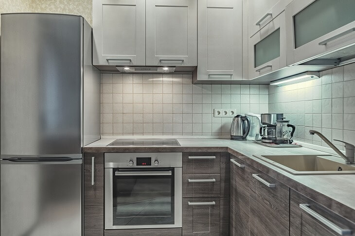 コーナー部分に家電製品を置く場合には、コンセントの位置や個数なども話し合っておこう