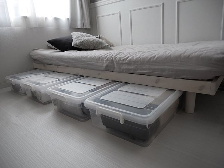 ベッド下収納 スペースを上手に活用するおすすめ収納アイデア Logrenove ログリノベ