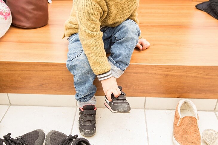 玄関が広くなり、開放感のある印象に