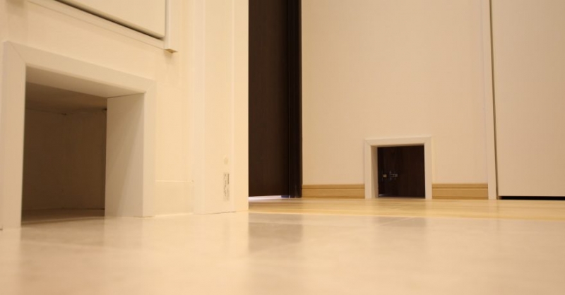 音楽を楽しみ猫とくつろぐ家