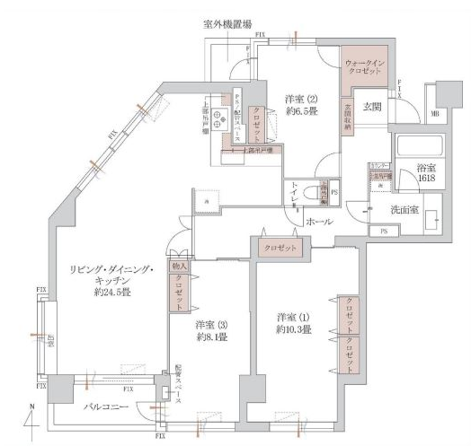 コスモ目黒東山4階の中古リノベーション物件情報｜東京都目黒区、池尻